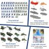 Army Men Playset - Large Set Including Army Men Action Figures, Battle Mat, Army and Navy Weapon Gear Accessories, Military Combat Toys, Army Toys for Boys Age 4-12 view 4