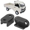 2Pcs RC Rear Axle Leaf Spring Suspension Mount Plate Fit for WPL D12 1/10 Remote Control Trucks (black BL) view 3