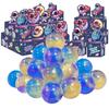24 Pack Valentines Day Gifts for Kids, Galaxy Slime with Greeting Card Box Stress Relief Slime Toy for Kids Girls Boys Valentines Party Favors Valentine's Day Classroom Exchange Prizes Gift Set view 1