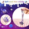 24 Pack Valentines Day Gifts for Kids, Galaxy Slime with Greeting Card Box Stress Relief Slime Toy for Kids Girls Boys Valentines Party Favors Valentine's Day Classroom Exchange Prizes Gift Set view 4