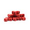 30x D6 Dice Pack | 10mm Classic (Red with Black Spots) view 1