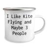 Kite Flying Quotes Funny Camping Mug Gifts for Kite Lovers from Family Friends view 2