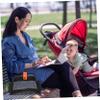 ULDIGI Stroller Storage Basket Mesh Travel Bag for Stroller Accessories Nursery Hanging Basket Easy Access Bottle Storage view 4