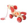 Push Pull Toy Puppy Pull Walk Along Wooden Hound Dog Walk Long Puppy Wooden Pull Toy for Toddlers (Type 1) view 4