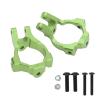 2pcs Aluminum Front C Hubs Spindle Carrier Set, Aluminum Spindle Carrier Caster Block Set for LOSI Lasernut U4 Tenacity 1/10 Off Road Vehicles (Green) view 2