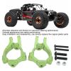 2pcs Aluminum Front C Hubs Spindle Carrier Set, Aluminum Spindle Carrier Caster Block Set for LOSI Lasernut U4 Tenacity 1/10 Off Road Vehicles (Green) view 4