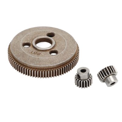 POENVFPO RC Car Spur Gear,86T 19T 21T Steel RC Gear Set Replacement Accessories for 1/10 Remote Control Vehicles