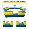 WARSUN 15Ft Gaga Ball Pit with Gagaball and Built-in Blower Portable Gaga Ball Pit Inflatable for Indoor Outdoor School Family Activities Inflatable Sport Games(Includes Hand Pump) view 2