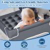Jixrolyn Small Playpen for Babies and Toddlers, 36"x36", Soft Breathable Mesh, Anti-Slip Base, Mini Baby Play Yard with Pull-Up Ring view 3