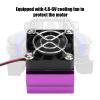 CFTGIW Heat Sink with Cooling Fan for 1 10 Sc Electric RC Car 540 550 3650 Motor is with Wide of Motors Including 540 550 3650 Motor Heat SinkRC Motor Heat SinkRC Heat SinkRC Heat view 4