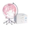 Decorative 8" Pink Earth Globe with Stand  Rotating Desktop Map for Kids, Educational World Globe with Detailed Map for Home, Office, and Classroom view 1