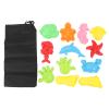 12Pcs Sand Set Multiple Different Shapes Sand Tools with Storage Bag for Beach Outdoor Play view 1