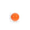 Unomor 50pcs Plastic Lottery Balls Hollow Raffle Balls for Drawing Festive Party Supplies Bright Colors Reusable Pvc Openable Design view 2
