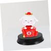 Abaodam 3pcs Wooden Base Ornaments Spheres Miniature Stand for Dolls Action Figures view 3