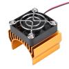 CFTGIW Heat Sink with Cooling Fan for 1 10 Sc Electric RC Car 540 550 3650 Motor is with Wide of Motors Including 540 550 3650 Motor Heat SinkRC Motor Heat SinkRC Heat SinkRC Heat view 3