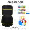 Supmay Hard Carrying Case for Little Tikes Story Dream Machine Starter Set, Toys Storage Holder for Little Tikes with Zipper Mesh Pocket fit Many Story Collection, Storytime/Little Golden Book,Black view 2
