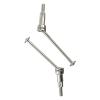 #45 Steel Front Rear CVD Driveshaft with Wheel Hex Wheel Nut for Arrma 1/18 Granite Grom Mega 380 Upgrade Parts (Silver) view 3