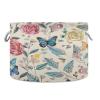 Large Storage Basket Butterflies on Flowers Storage Box Organizer Bins with Handles Laundry Hamper Basket for Home Decor view 1