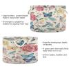 Large Storage Basket Butterflies on Flowers Storage Box Organizer Bins with Handles Laundry Hamper Basket for Home Decor view 3