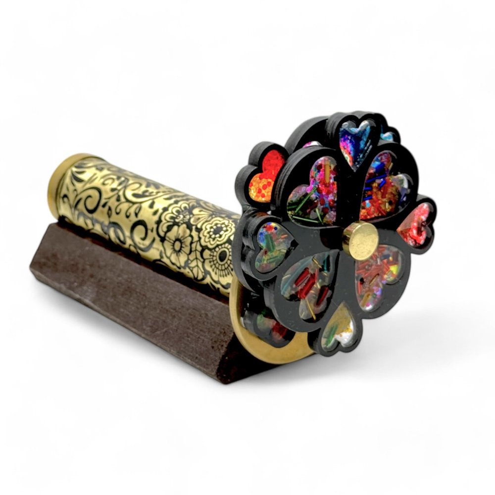 AL QAYIM Adult Kaleidoscope - Unique Gift for Him/Her, Perfect for Christmas & Special Occasions (Heart)