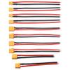 10AWG XT90 Cable XT-90 Plug Male Female Connector 150mm Silicon Wire & 5.9" XT30 Plug & XT60 XT-60 Plug Male Female Connector Adapter with 14AWG Cable view 1