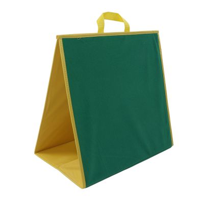 Foldable Felt Story Board,Portable Felt Board,Storytelling Flannel Board,Educational Freestanding Double Sided Portable Teaching for Early Learning (Blue Green)