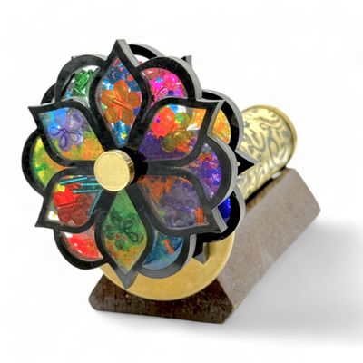 AL QAYIM Adult Kaleidoscope - Unique Gift for Him/Her, Perfect for Christmas & Special Occasions (Mandala Design)