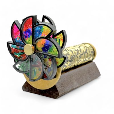 AL QAYIM Adult Kaleidoscope - Unique Gift for Him/Her, Perfect for Christmas & Special Occasions (Big Flower)