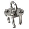 304 Stainless Steel Heavy Duty Swing Hanger, 1700 Lb Capacity Hanging Hook Set with 4 Anchor Screws, Indoor Outdoor Fixing Accessories for Swing Hammock Hanging Chair Yoga view 1