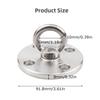 304 Stainless Steel Heavy Duty Swing Hanger, 1700 Lb Capacity Hanging Hook Set with 4 Anchor Screws, Indoor Outdoor Fixing Accessories for Swing Hammock Hanging Chair Yoga view 2
