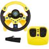 RedCrab Steering Wheels with Brake and Gas Pedals Toy for Kids,Simulated Driving for Toddlers with Light&Music, Pretend Driving Seat Toys, Baby Electric Early Learning Educational Toys (Yellow) view 1