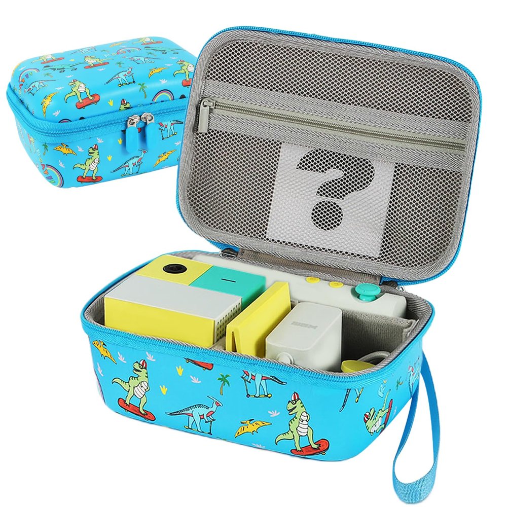 Camaterlot Carrying Case Compatible with Nex Playground Game System Cute Travel Case for Game Console & Accessories Hard Portable Storage,Case Only (Blue)