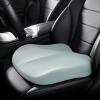 LUOZIQINX Car Seat Cushion for Driving, 3.9 Inches Wedge Driver Seat Cushion Pad, Memory Foam Car Booster Seat Cushion Pillow for Office Chair, Car Seat, Airplane, Bleacher,Blue view 1