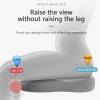 LUOZIQINX Car Seat Cushion for Driving, 3.9 Inches Wedge Driver Seat Cushion Pad, Memory Foam Car Booster Seat Cushion Pillow for Office Chair, Car Seat, Airplane, Bleacher,Blue view 3