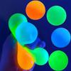 Sticky Balls for Ceiling & Wall, Glow in The Dark Sticky Stress Balls (12 Pack) view 1
