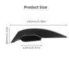 Motorcycle Fairing Winglets, Winglet Aerodynamic Wing Kit Spoiler, 1 Set of Motorcycle Side Winglets Aerodynamic Spoiler for Most Electric Motorcycles Scooters and Electric Bikes (Black) view 2