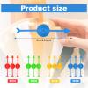 12pcs Game Spinners, 3.94inch Plastic Spinners Arrow Game Spinners 4 Color Board Game Spinners Prize Spinning Wheel Twister Fidget Spinner Replacement for Classroom Board Activities DIY Toy Projects view 2