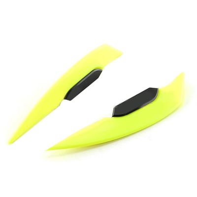 Motorcycle Fairing Winglets, Winglet Aerodynamic Wing Kit Spoiler, 1 Set of Motorcycle Side Winglets Aerodynamic Spoiler, Motorcycle Fairing Winglets, Winglet Aerodynamic Wing Kit Spoiler (Yellow)