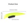 Motorcycle Fairing Winglets, Winglet Aerodynamic Wing Kit Spoiler, 1 Set of Motorcycle Side Winglets Aerodynamic Spoiler, Motorcycle Fairing Winglets, Winglet Aerodynamic Wing Kit Spoiler (Yellow) view 2