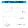30-Pack 2-Piece Card Display Stands - baseball card stand, Small Stand for Card Holder, Card Stand, Transparent Display Stand for Magnetic Card Case, Showcase Top Loaders,Hard Sleevse Display Stand view 3