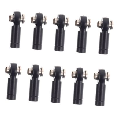 CIYODO 10pcs Ball Joint Linkage Tie Rod End Ball End Head Link Rod Joints Aluminum Alloy for 1/10 Car Accessories