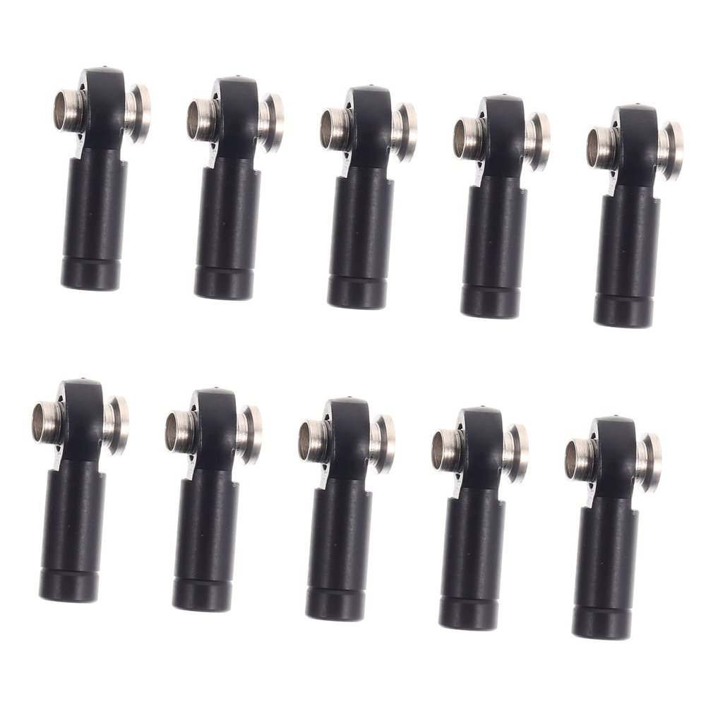 CIYODO 10pcs Ball Joint Linkage Tie Rod End Ball End Head Link Rod Joints Aluminum Alloy for 1/10 Car Accessories