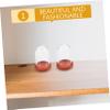 Unomor 10sets Mini Glass Cloche Dome with Base Clear Display Case for Preserved Flowers Plants and Decorative Home Decor for Aesthetic Displays and Dollhouse Accents view 2