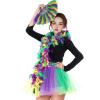 cnomg Feather Boa with Feather Fan Rave Fan Feather Boa for Women Cosplay Party Concert Halloween Christmas Dancing Wedding view 4