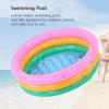 Children Soft Inflatable Swimming Pool Kids Boy Round Shape Bright Color Baby Basin Pool (M(9025cm)) view 4