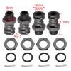 JunZheHub 4Pcs 17mm to 23mm Wheel Adapter Conversion Extension, Titanium Gray view 4