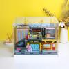 Social University Series Theme Display Box Transparent Organic Glass Display Rack Acrylic Blind Box Handmade Toy Dustproof Display Cabinet Thickened Display Window view 2