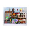 Social University Series Theme Display Box Transparent Organic Glass Display Rack Acrylic Blind Box Handmade Toy Dustproof Display Cabinet Thickened Display Window view 4