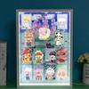 Animal Kingdom Photo Frame Statues Display Frame Lighting Display Stand 13.38 Inch Display Window Handmade Display Box Blind Box Doll Storage Box(Lighting Style) view 2
