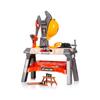 Chipolino Children's Workbench, 63-Piece Toy Tool Set, Helmet, Saw, Drill, Colours: Grey view 2